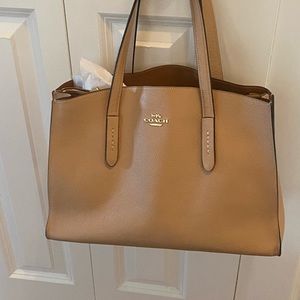 Coach tan purse
